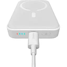 Зовнішній акумулятор Baseus Magnetic Mini 20W 10000mAh White (PPCX070002) [106690] - мініатюра 5