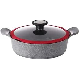 Кастрюля со стеклянной крышкой Neoflam EK-OT-L28I Light Marble с мраморным покрытием 28см