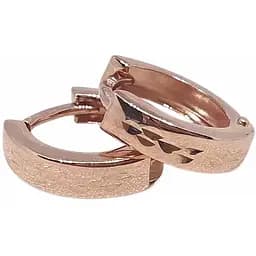 Золотые серьги с алмазной гранью. 470154