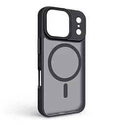 Чехол для Apple iPhone 17 Pro, Uniq MagCase, черный, противоударный, панель-накладка с MagSafe, ударопрочный TPU+PC, с магнитом MagSafe, поддержка полноценной беспроводной зарядки, ArmorStandart (ARM86266) - мініатюра 2