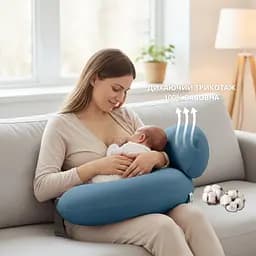 Подушка для годування Sei Design диванчик м'ята 60х70х16 см (8000036177_мята) - мініатюра 10