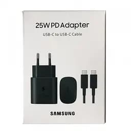 Комплект зарядного блока и кабеля Samsung 25W C to C
