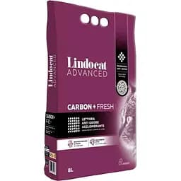 Наповнювач бентонітовий для котячого туалету Lindocat Advanced Carbon + Fresh 8 л