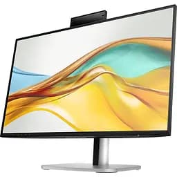 Монітор TFT 23.8" HP S5 Pro 524pm, IPS, 100Hz, HDMI, DP, USB-C, RJ-45, HAS, cam,колонки, чорний (9E0G9UT) - мініатюра 4