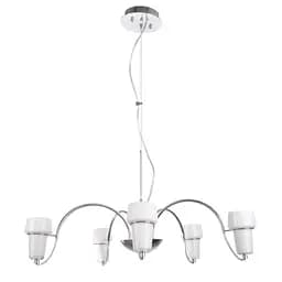 Люстра подвесная Brille для гостиной E14 40W CH (BR-509S/5)