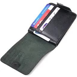 Чоловічий шкіряний портмоне Canpellini 11х9,5х1 см acs0025027 - мініатюра 4