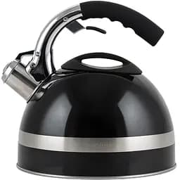 Чайник Holmer со свистком, 3 л, черный (WK-2430-BCSDB Melody)