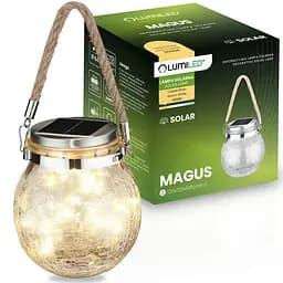 Сонячна скляна підвісна куля Lumiled Magus