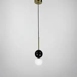 Світильник DALT із чорним мармуром в стилі Арт-деко Line.F SC 5/1 BK