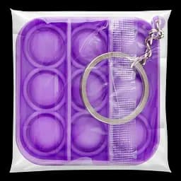 Брелок-антистрес Pop It Offtop, фіолетовий (866722)