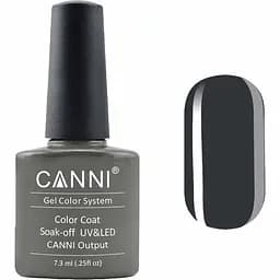 Гель-лак Canni Color Coat Soak-off UV&LED 156 темно-серый 7.3 мл