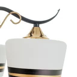 Люстра стельова Brille в спальню E27 60W BK (LK-708S/5) - мініатюра 7