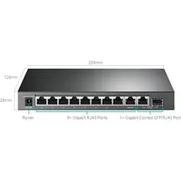 Комутатор TP-Link TL-SG1210MPE (TL-SG1210MPE) - мініатюра 3