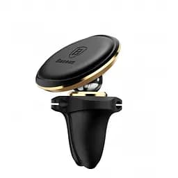 Тримач в машину Baseus Magnetic Air Vent Car Mount With Cable Clip чорний (16105) - мініатюра 10