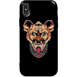 Чохол-накладка Toto Pure TPU 2 mm Print Case Apple iPhone XS Max #26 Hyena Black