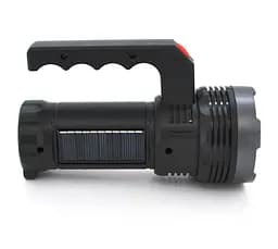 Переносной фонарь с солнечной панелью Voltronic YT-828+Solar, 3+1 режима, аккумулятор, USB - мініатюра 2
