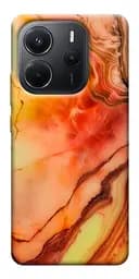 Чохол Demsky Червоний корал мармур для Xiaomi Redmi Note 14 4G (Int. version)