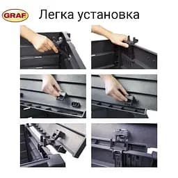 Компостер Graf Еко-Кінг 400 л зелений (627003) - мініатюра 4