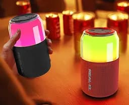 Портативна колонка REAL-EL X705 5W Bluetooth TWS, RGB, Black - мініатюра 10