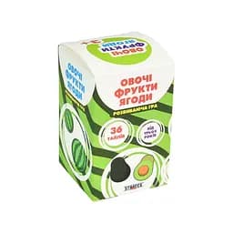 Развивающая настольная игра «Овощи, фрукты, ягоды» Strateg 30772, 36 карточек