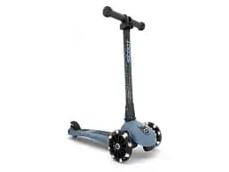 Детский самокат Scoot And Ride Highwaykick 3 LED Steel (SR-160630-Steel)