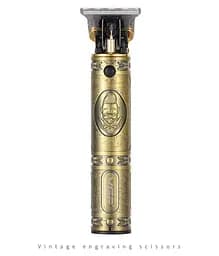 Машинка для стрижки волосся VGR V-085 Gold, тример для бороди, бездротовий окантовочний чоловічий, золотистий - мініатюра 4