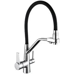 Змішувач комбінований для кухні Zegor SAM18-F165KB осмос 30412