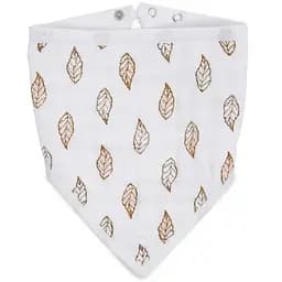 Cлинявчик-бандана Aden + Anais Dahlias Gold Leaf, белый (7187)