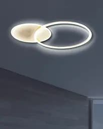 Люстра Goldlux 328472 Roman 2 Led 2x33W 4000K 2700Lm IP20 Золото - мініатюра 2