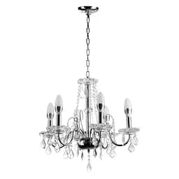 Люстра свеча Brille подвесная хрустальная E14 40W CH (BCL-074S/6)