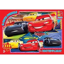 Детский пазл классический Тачки Z10198 плакат 117 элементов