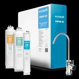 Компактний розумний фільтр зворотного осмосу Ecosoft CROSS60 (MO3400PECO) - мініатюра 2