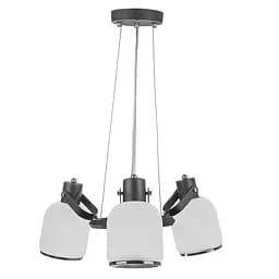 Люстра підвісна Brille для вітальні E27 60W BK (LK-563S/3)