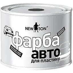 Фарба New Ton структурна для пластика чорна 450 мл