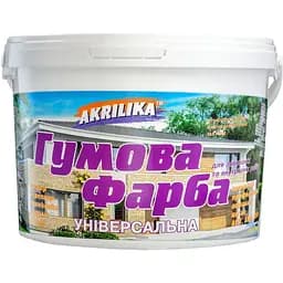 Фарба гумова Akrilika 3.2 кг зелена