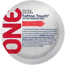 Презервативи латексні One Tattoo Touch Red