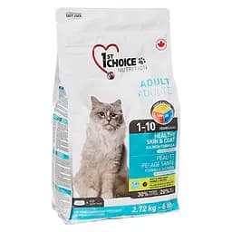 Сухий корм суперпреміум-класу для котів 1st Choice Adult Healthy Skin&Coat 2,72 кг (65672262033)