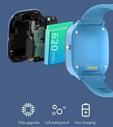 Розумний годинник телефон для дітей Lemfo H36 із сім-картою, GPS трекером, відеодзвінком, камерою, прослуховуванням та кнопкою SOS До 3 днів роботи Рожевий - мініатюра 9