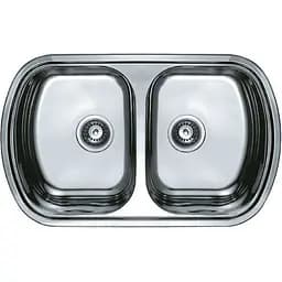 Мойка кухонная HAIBA 80x49 DOUBLE polish (HB0573)