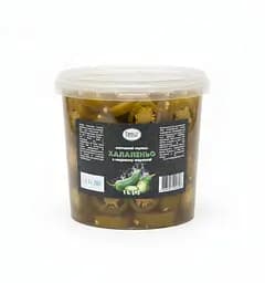 Перець Халапеньо копчений в медовому маринаді 1л.