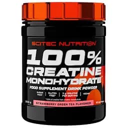 Креатин Scitec Nutrition 100% Creatine Monohydrate 300 г strawberry green tea