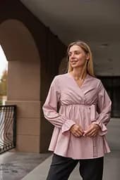 Блуза для вагітних та годуючих Toscana 3XL (52) Lullababe Пудровий - мініатюра 6