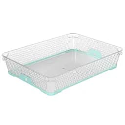 Ящик для зберігання Keeeper mini funcion А-4, 36,5х27х7 см, аквамарин (367.2)