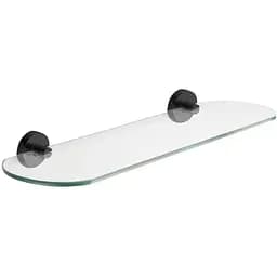 Полка стеклянная для ванной комнаты Volle Ronda de la noche 2535.270104, Черный матовый