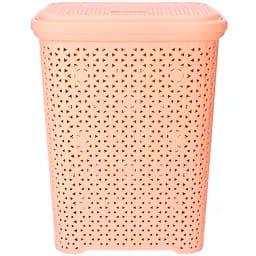 Кошик для білизни Diomedea з кришкою бежевий 505 x 385 x 285 мм 35 л (К1-406)