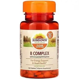 Комплекс витаминов B Sundown Naturals B-Complex 100 таблеток