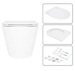 Набір Q-tap Nest 4 в 1 підвісний унітаз Swan Ultra Quiet 520x360x320 + комплект інсталяції QT16335180W48191 - мініатюра 6
