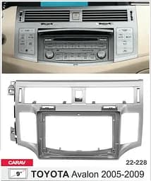 Перехідна рамка Toyota Avalon Carav 22-228 - мініатюра 4