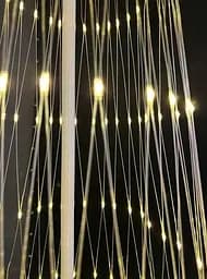 Новорічна конусна ялинка штучна світлодіодна 180см LED гірлянда 320 лампочок - мініатюра 4