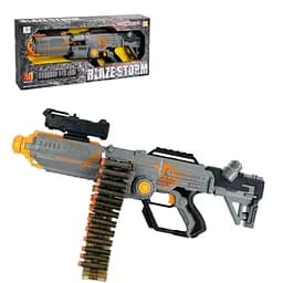 Игрушечный бластер с мягкими патронами, 40 патронов, аккумулятор 7.4V